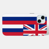 iPhone 15 Plus Case-Mate, Hawaii-Flagge Case-Mate iPhone Hülle (Rückseite (Horizontal))