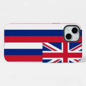 iPhone 15 Plus Case-Mate, Hawaii-Flagge Hülle (Rückseite (Horizontal))