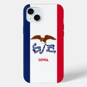 iPhone 15 Plus Case-Mate, Iowa-Flagge Case-Mate iPhone Hülle