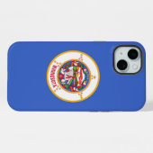 iPhone 15 Plus Case-Mate, Minnesota-Flagge Hülle (Rückseite (Horizontal))