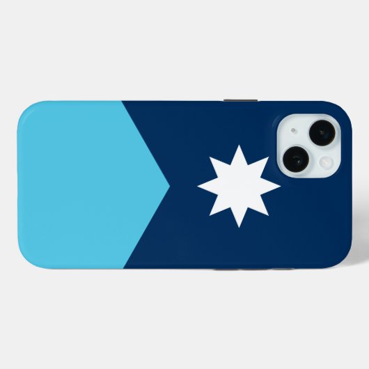 iPhone 15 Plus Case-Mate, Minnesota neue Flagge Case-Mate iPhone Hülle (Rückseite (Horizontal))
