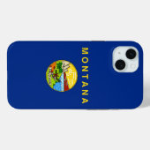iPhone 15 Plus Case-Mate, Montana-Flagge Case-Mate iPhone Hülle (Rückseite (Horizontal))