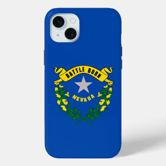 iPhone 15 Plus Case-Mate, Nevada-Flagge Case-Mate iPhone Hülle (Rückseite)