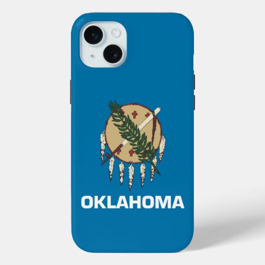 iPhone 15 Plus Case-Mate, Oklahoma-Flagge Case-Mate iPhone Hülle (Rückseite)