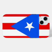 iPhone 15 Plus Case-Mate, puerto-ricanische Flagge Case-Mate iPhone Hülle (Rückseite (Horizontal))