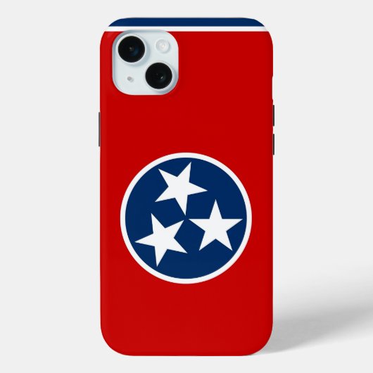 iPhone 15 Plus Case-Mate, Tennessee-Flagge Case-Mate iPhone Hülle (Rückseite)