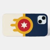 iPhone 15 Plus Case-Mate, Tulsa-Flagge Case-Mate iPhone Hülle (Rückseite (Horizontal))