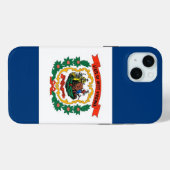 iPhone 15 Plus Case-Mate, West Virginia-Flagge Case-Mate iPhone Hülle (Rückseite (Horizontal))