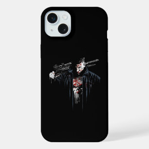 iPhone 15 Plus Hülle mit auffälligem Mann und Gewe