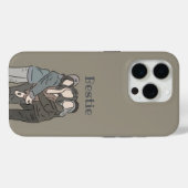 Iphone 15 pro Case Geschenk für Bestie (Rückseite (Horizontal))