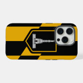 iPhone 15 Pro Case-Mate, Baltimore Flagge Hülle (Rückseite (Horizontal))