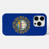 iPhone 15 Pro Case-Mate, Flag New Hampshire Case-Mate iPhone Hülle (Rückseite (Horizontal))