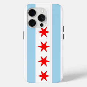 iPhone 15 Pro Case-Mate, Flagge Chicago Case-Mate iPhone Hülle