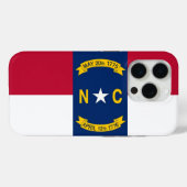 iPhone 15 Pro Case-Mate, Flagge North Carolina Case-Mate iPhone Hülle (Rückseite (Horizontal))