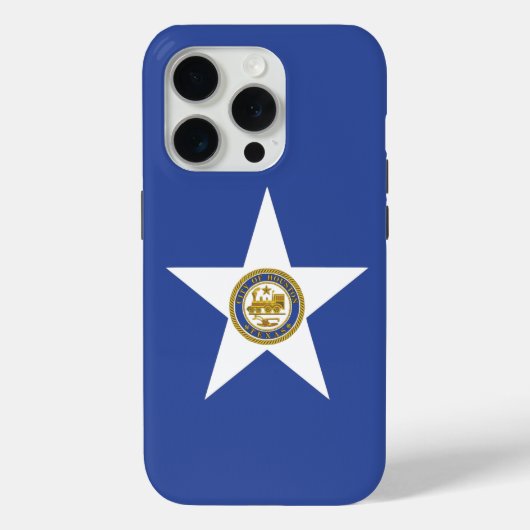 iPhone 15 Pro Case-Mate, Flagge von Houston Case-Mate iPhone Hülle (Rückseite)