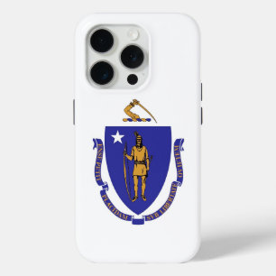 iPhone 15 Pro Case-Mate, Flagge von Massachusetts Case-Mate iPhone Hülle