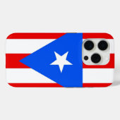 iPhone 15 Pro Case-Mate, Flagge von Puerto Rico Case-Mate iPhone Hülle (Rückseite (Horizontal))