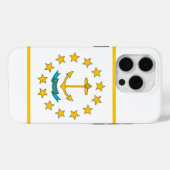 iPhone 15 Pro Case-Mate, Flagge von Rhode Island Case-Mate iPhone Hülle (Rückseite (Horizontal))