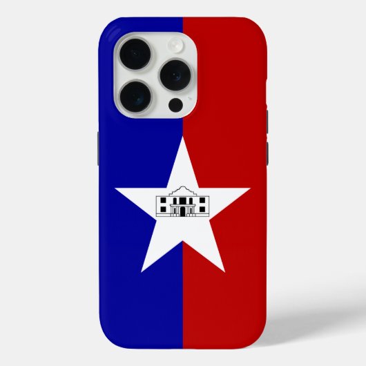 iPhone 15 Pro Case-Mate, Flagge von San Antonio Case-Mate iPhone Hülle (Rückseite)