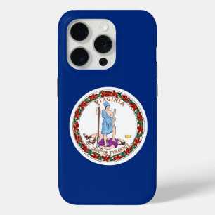 iPhone 15 Pro Case-Mate, Flagge von Virginia Case-Mate iPhone Hülle
