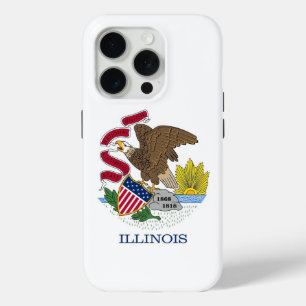 iPhone 15 Pro Case-Mate, Illinois-Flagge Case-Mate iPhone Hülle