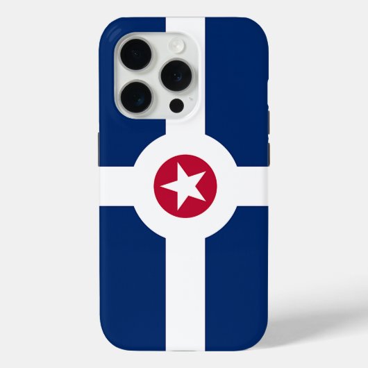 iPhone 15 Pro Case-Mate, Indianapolis-Flagge Case-Mate iPhone Hülle (Rückseite)