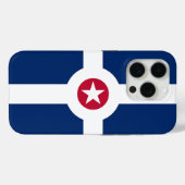 iPhone 15 Pro Case-Mate, Indianapolis-Flagge Case-Mate iPhone Hülle (Rückseite (Horizontal))