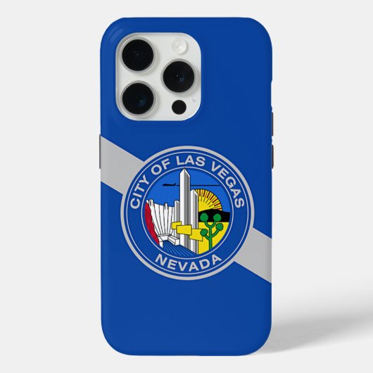 iPhone 15 Pro Case-Mate, Las Vegas-Flag Case-Mate iPhone Hülle (Rückseite)
