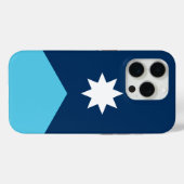 iPhone 15 Pro Case-Mate, Minnesota-Flag Case-Mate iPhone Hülle (Rückseite (Horizontal))