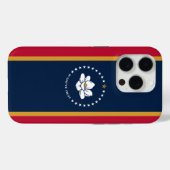 iPhone 15 Pro Case-Mate, Mississippi-Flagge Case-Mate iPhone Hülle (Rückseite (Horizontal))