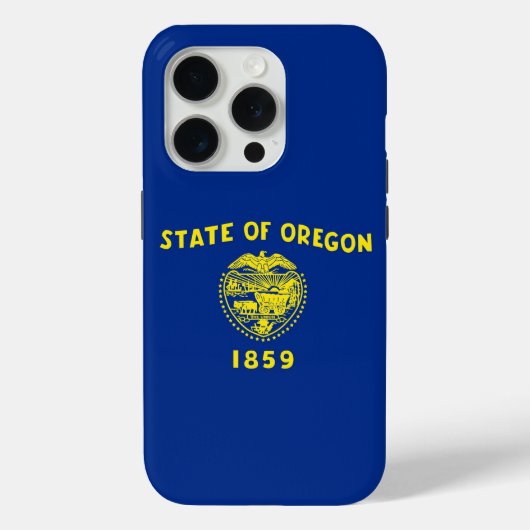 iPhone 15 Pro Case-Mate, Oregon-Flagge Case-Mate iPhone Hülle (Rückseite)