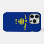 iPhone 15 Pro Case-Mate, Oregon-Flagge Hülle (Rückseite (Horizontal))