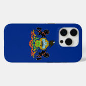 iPhone 15 Pro Case-Mate, Pennsylvania-Flagge Case-Mate iPhone Hülle (Rückseite (Horizontal))