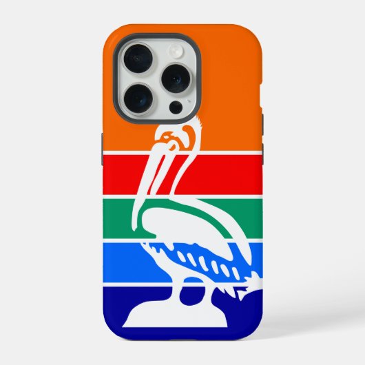 iPhone 15 Pro Case-Mate, St. Petersburger Flagge Hülle (Rückseite)