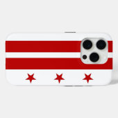 iPhone 15 Pro Case-Mate, Washington DC flag Case-Mate iPhone Hülle (Rückseite (Horizontal))