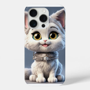 iPhone 15 Pro Fall mit adorable Cat Illustration Case-Mate iPhone Hülle