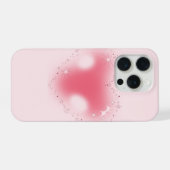 Iphone 15 Pro Hülle Soft Pink Herz. (Rückseite (Horizontal))
