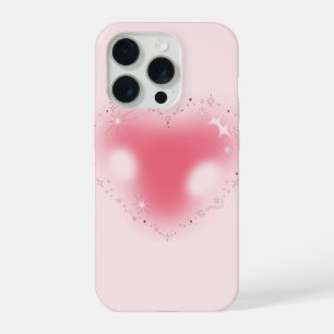 Iphone 15 Pro Hülle Soft Pink Herz.