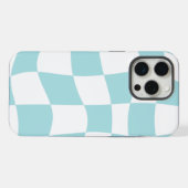 iPhone 15 Pro Max | Aquamariner Fall am Checkerboa iPhone Hülle (Rückseite (Horizontal))