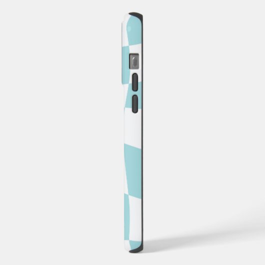 iPhone 15 Pro Max | Aquamariner Fall am Checkerboa iPhone Hülle (Linke Seite)