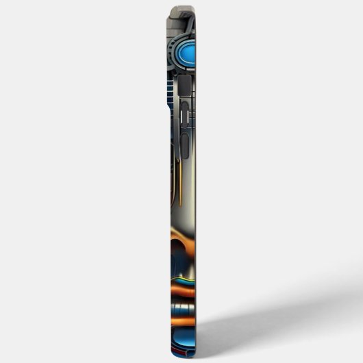 iPhone 15 pro max Case Science and Technology (Rückseite / Links)