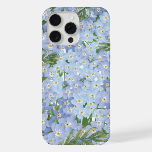 iPhone 15 pro max floral Telefon Fall iPhone Hülle (Rückseite)