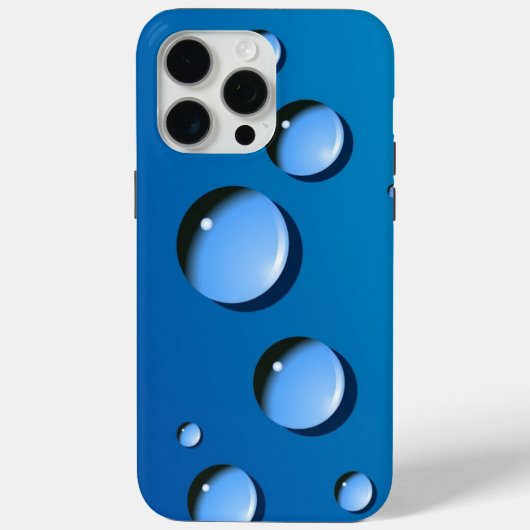 iPhone 15 pro max Gehäuse Wasserkreisfarbmuster Case-Mate iPhone Hülle (Rückseite)