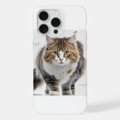 IPhone 15 pro max : Katzendeckengestaltung iPhone Hülle (Rückseite)