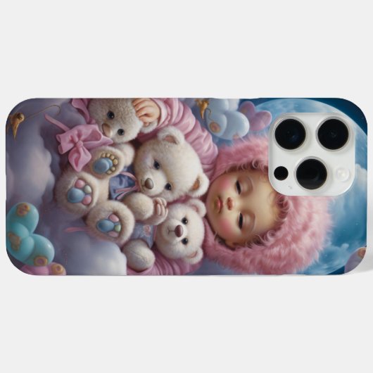 iPhone 15 Pro Max - Mond-4 Case-Mate iPhone Hülle (Rückseite (Horizontal))