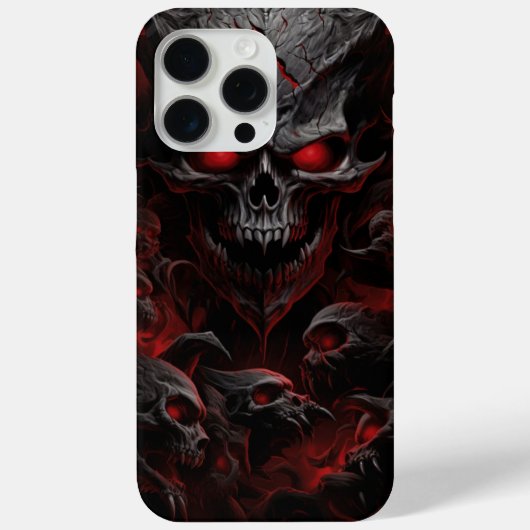 iPhone 15 Pro Max - Skull -6 - Reihen Case-Mate iPhone Hülle (Rückseite)