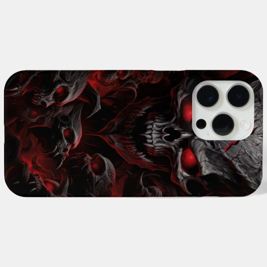 iPhone 15 Pro Max - Skull -6 - Reihen Case-Mate iPhone Hülle (Rückseite (Horizontal))