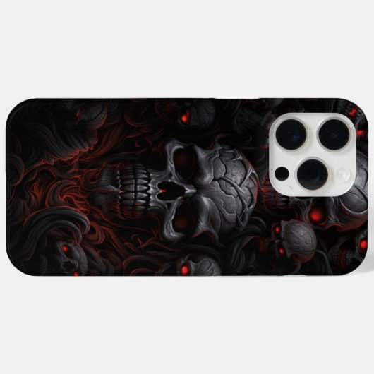 iPhone 15 Pro Max - Skull-Serien Case-Mate iPhone Hülle (Rückseite (Horizontal))