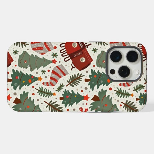 iPhone 15 Pro Max Weihnachtsfall Hülle (Rückseite (Horizontal))