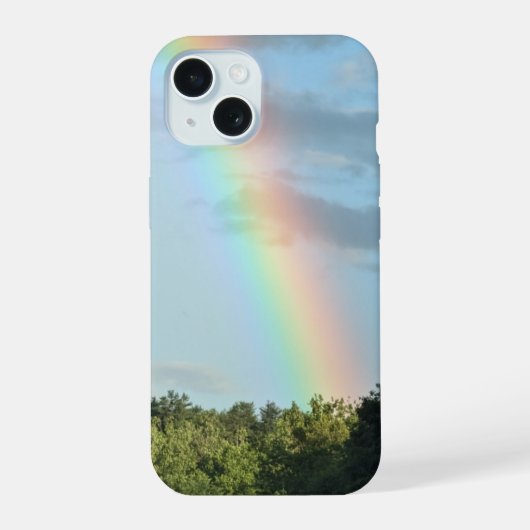 iPhone 15 Regenbogen-Design-Hülle Hülle (Rückseite)